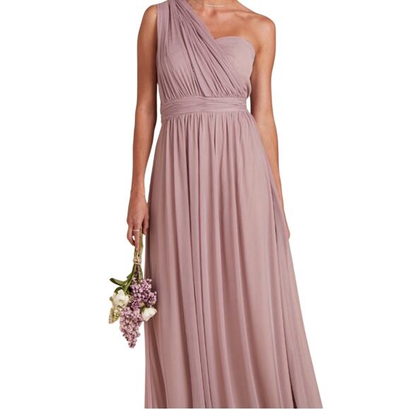 Birdy Grey Chicky Mauve Convertible Bridesmaid Dress XS NWT Floor Length - Picture 7 of 16